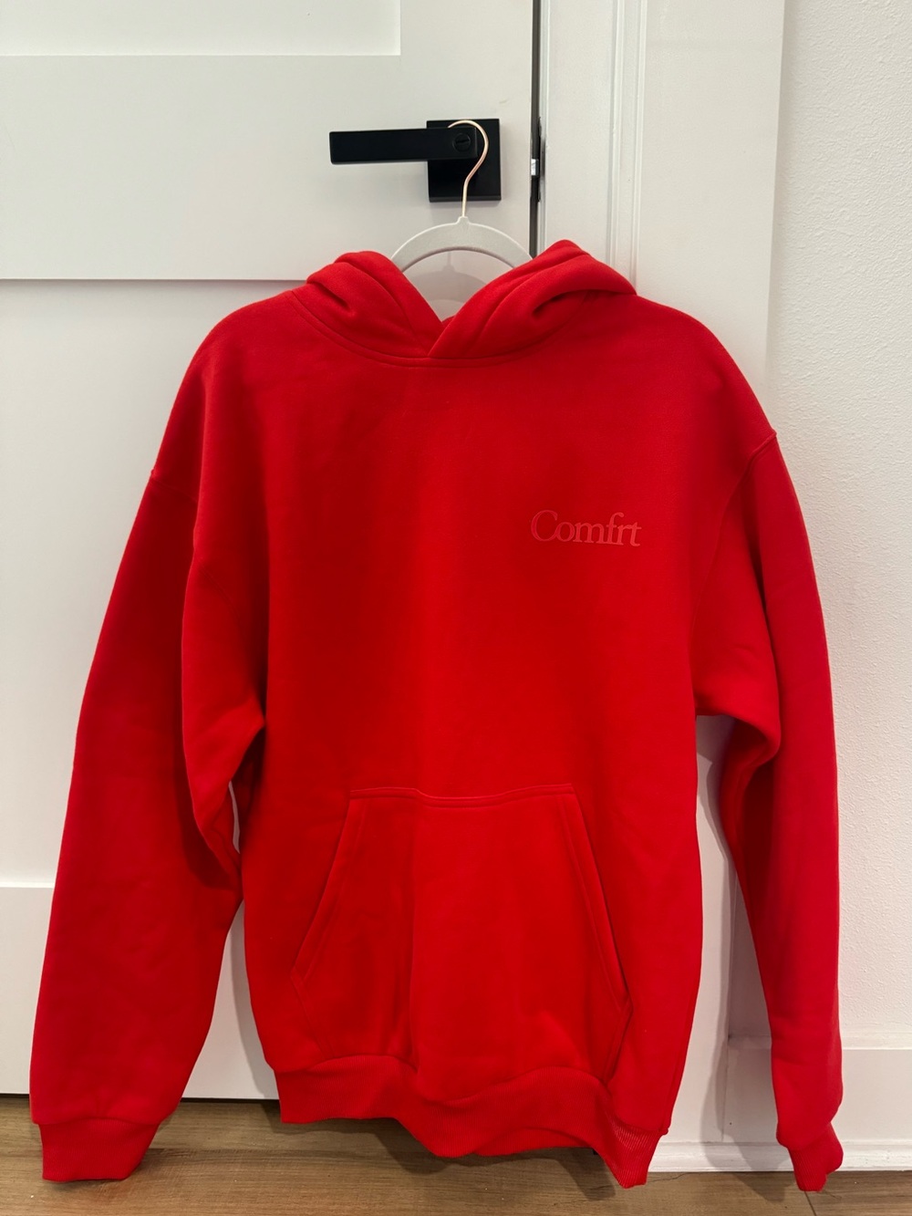 Women’s Comfrt Red Hoodie